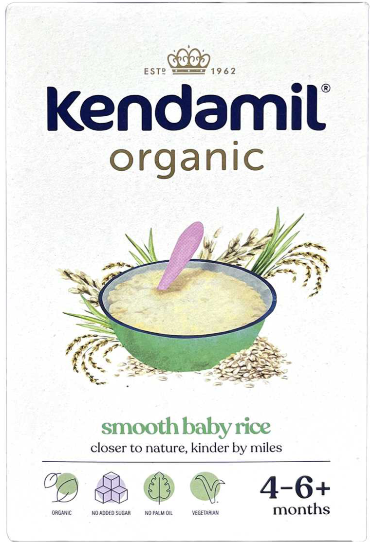Organic Smooth Baby Rice 120g