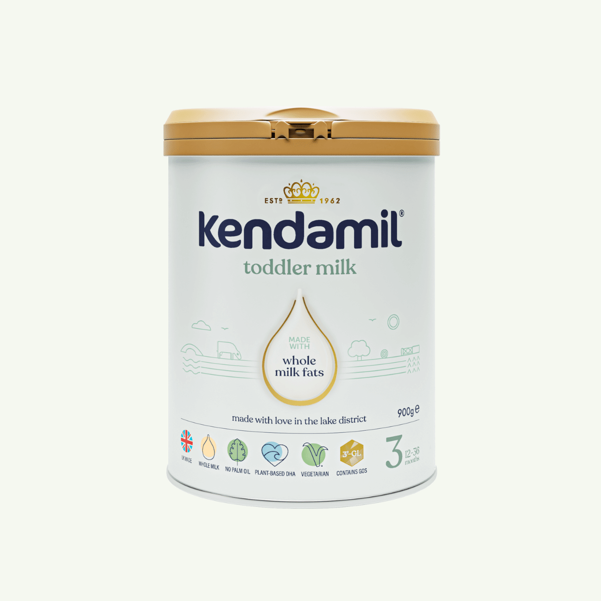 The classic toddler milk specifically for 12 month old babies by Kendamil.